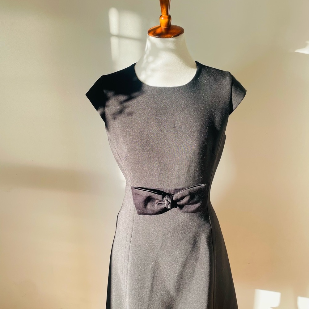 kate spade A-Line Black Bow Dress
